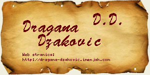 Dragana Džaković vizit kartica